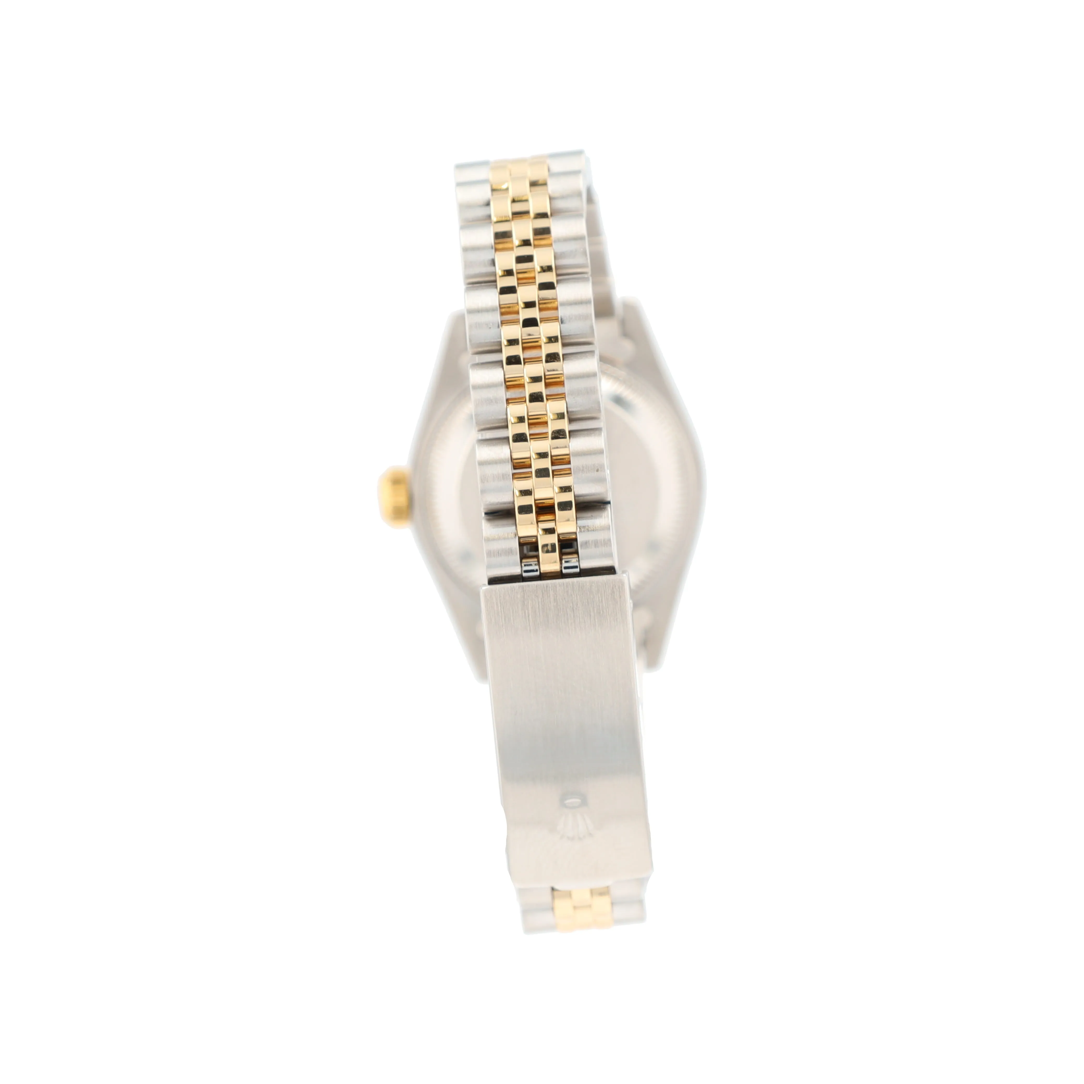 Rolex Datejust  69173 26mm Champagne Index Dial Fluted Bezel Jubilee Band