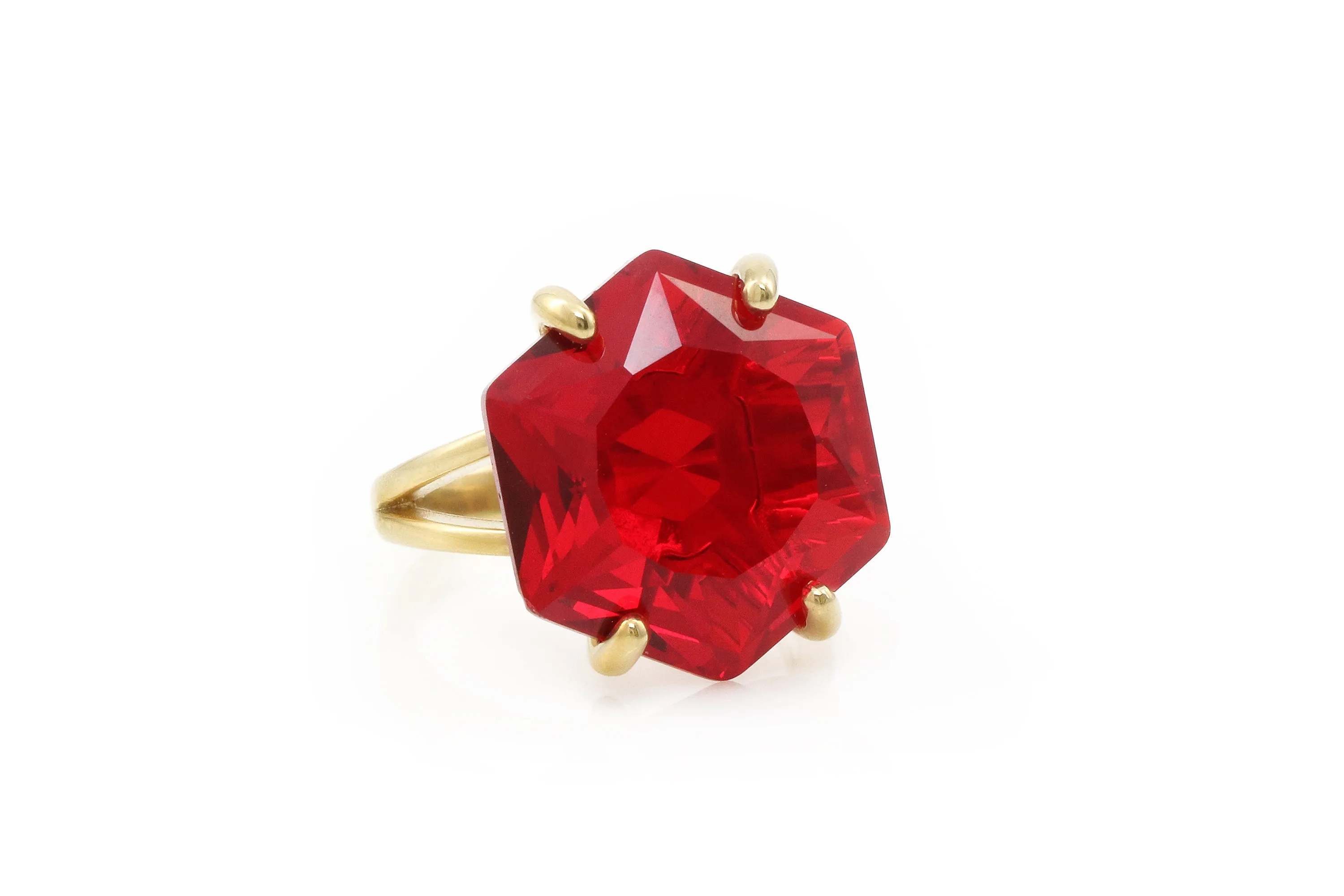 Ruby Gemstone Rings in Sterling Silver