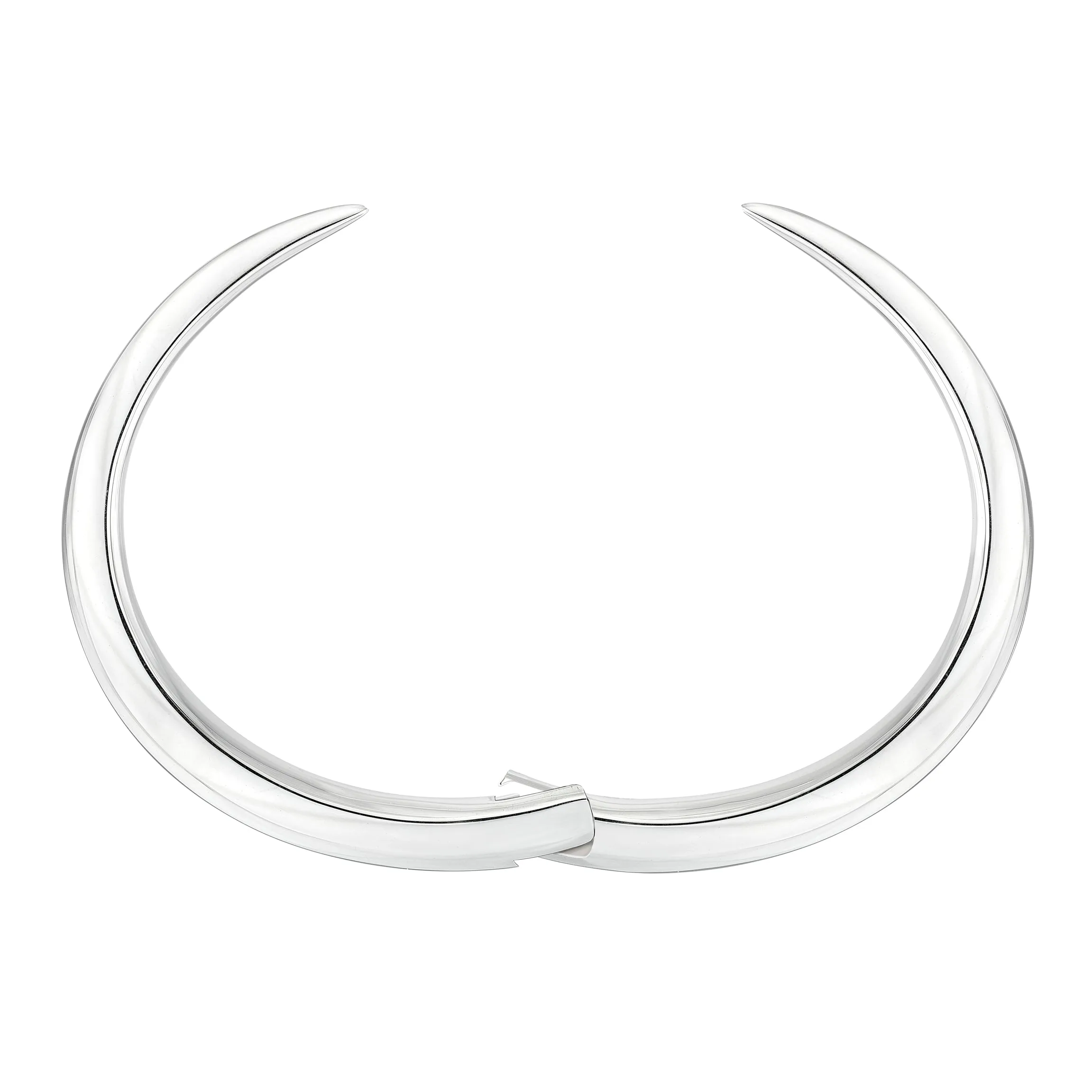 Sabre Deco Cuff Bangle - Silver
