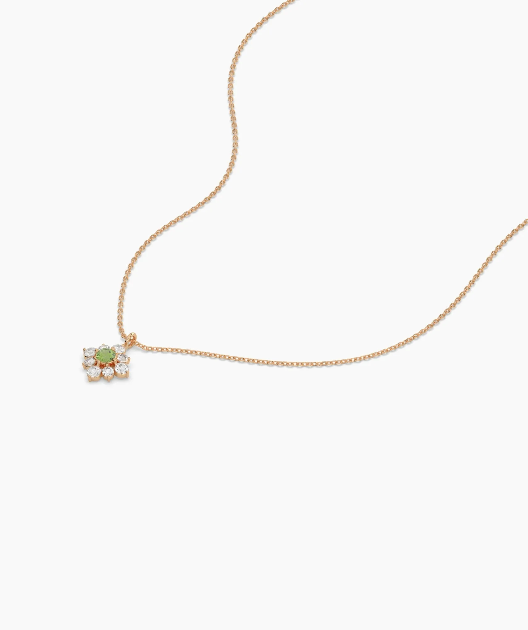 Serene Sparkle Vibrant Green Necklace