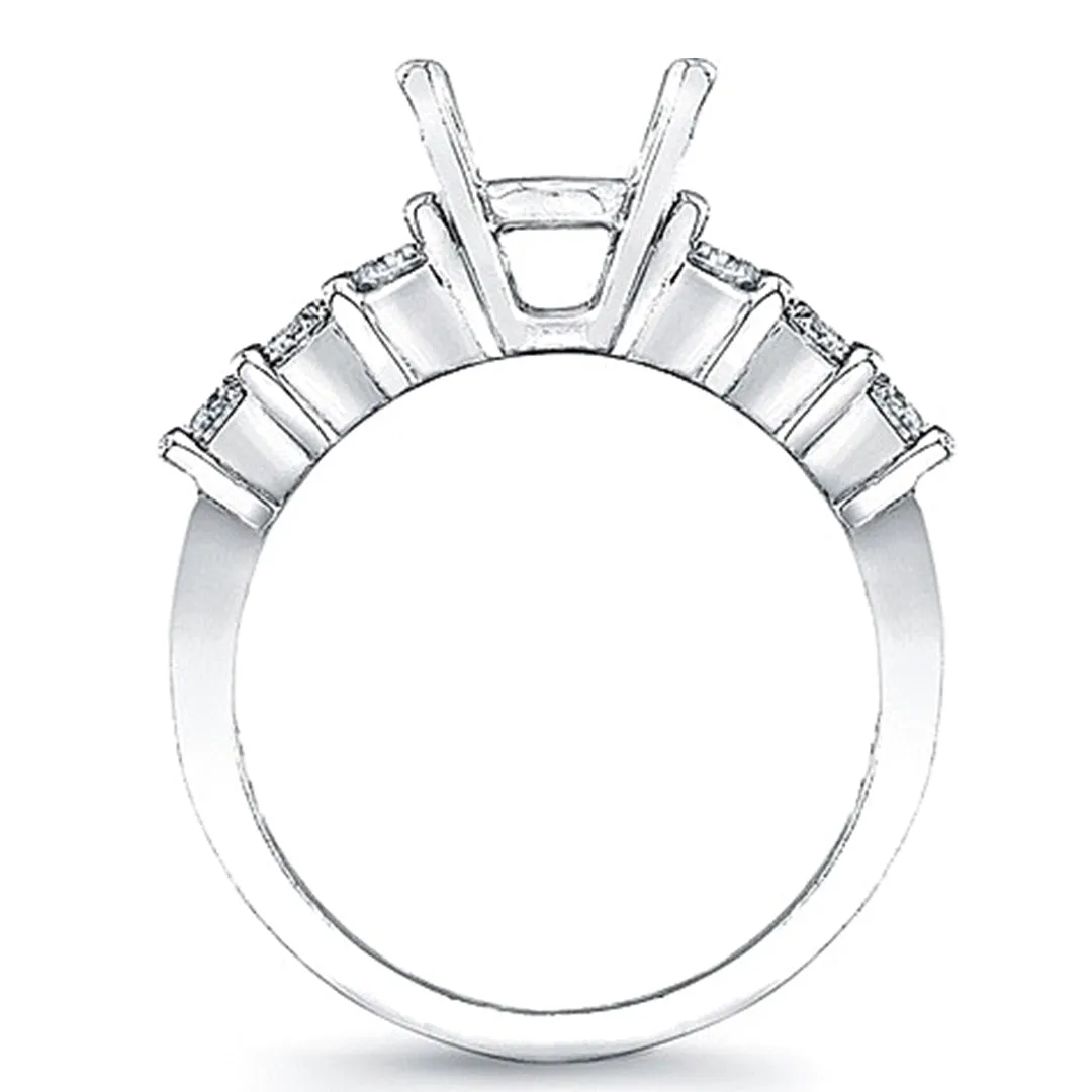 Shared Prong Round Brilliant Diamond Engagement Ring- 1/2ct tw