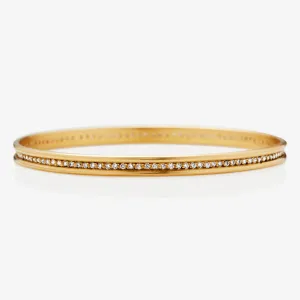 Shimmer Mini Bangle in 20K Peach Gold- 4.5mm