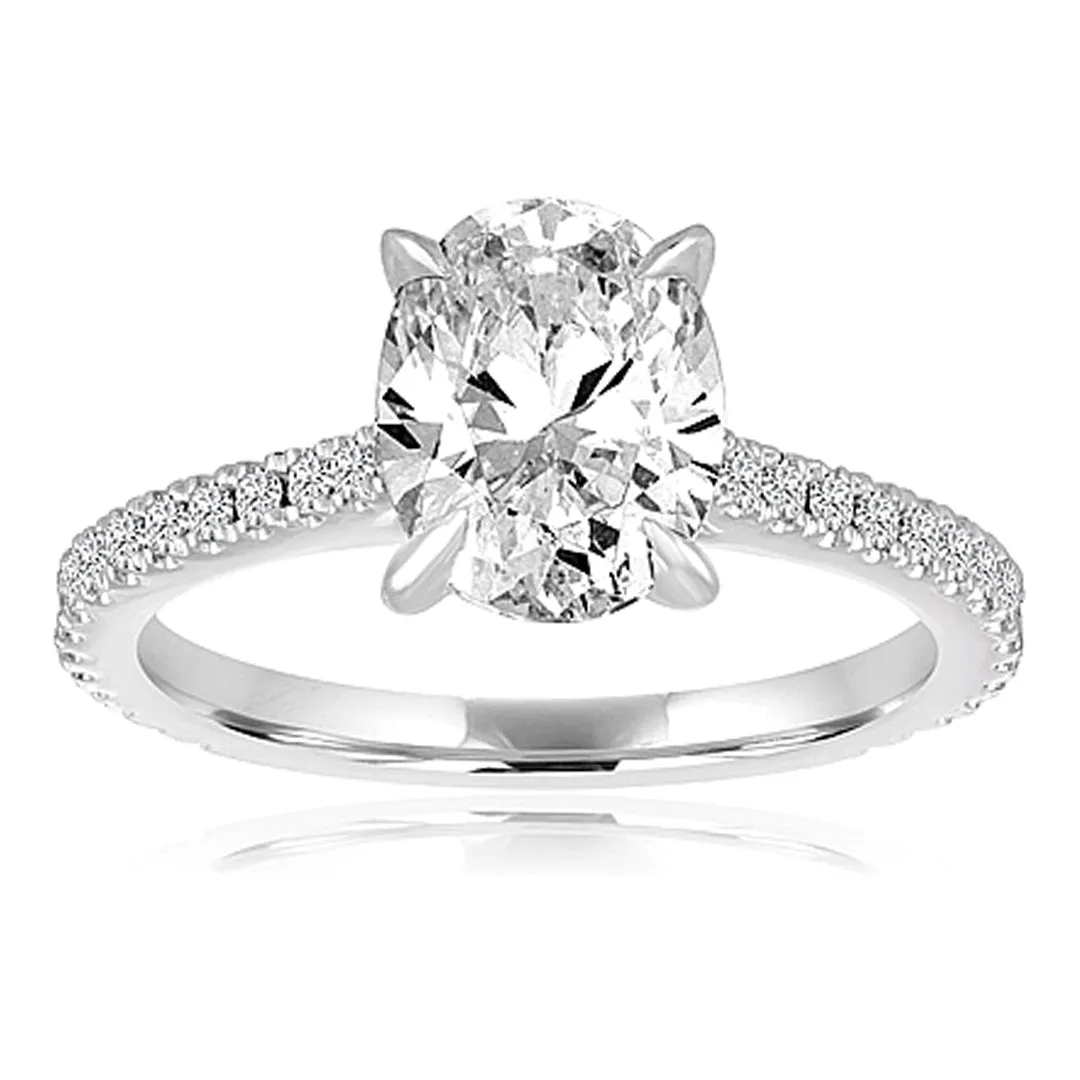 Signature Pave Diamond Engagement Ring