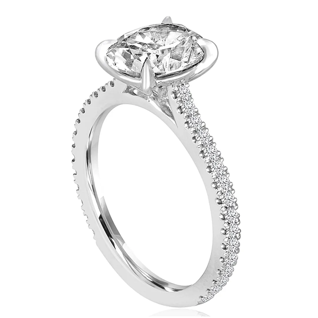 Signature Pave Diamond Engagement Ring
