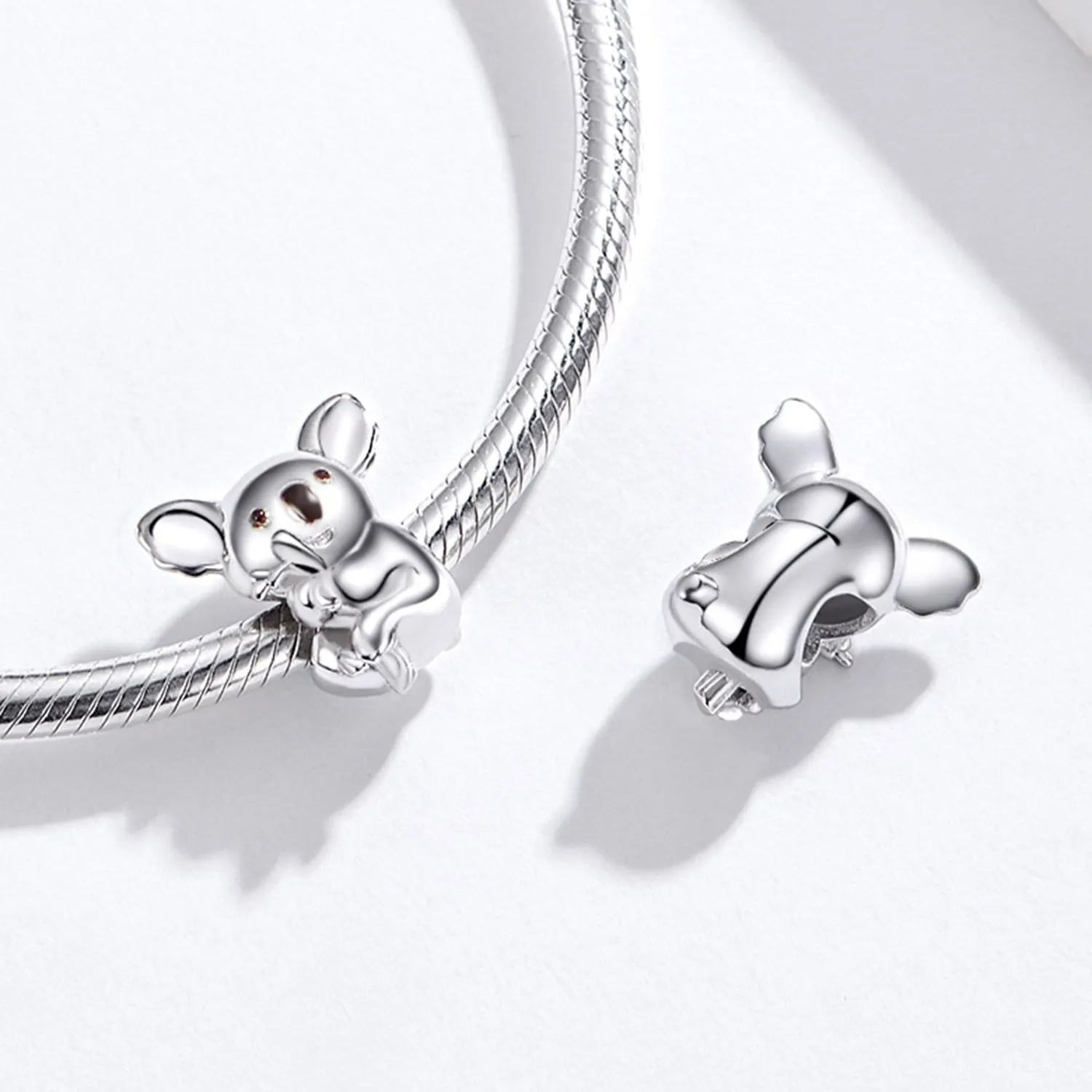 Silver Koala Bear Charm