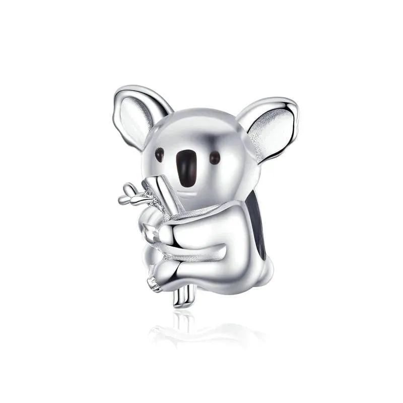 Silver Koala Bear Charm