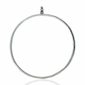Silver Zen Bangle