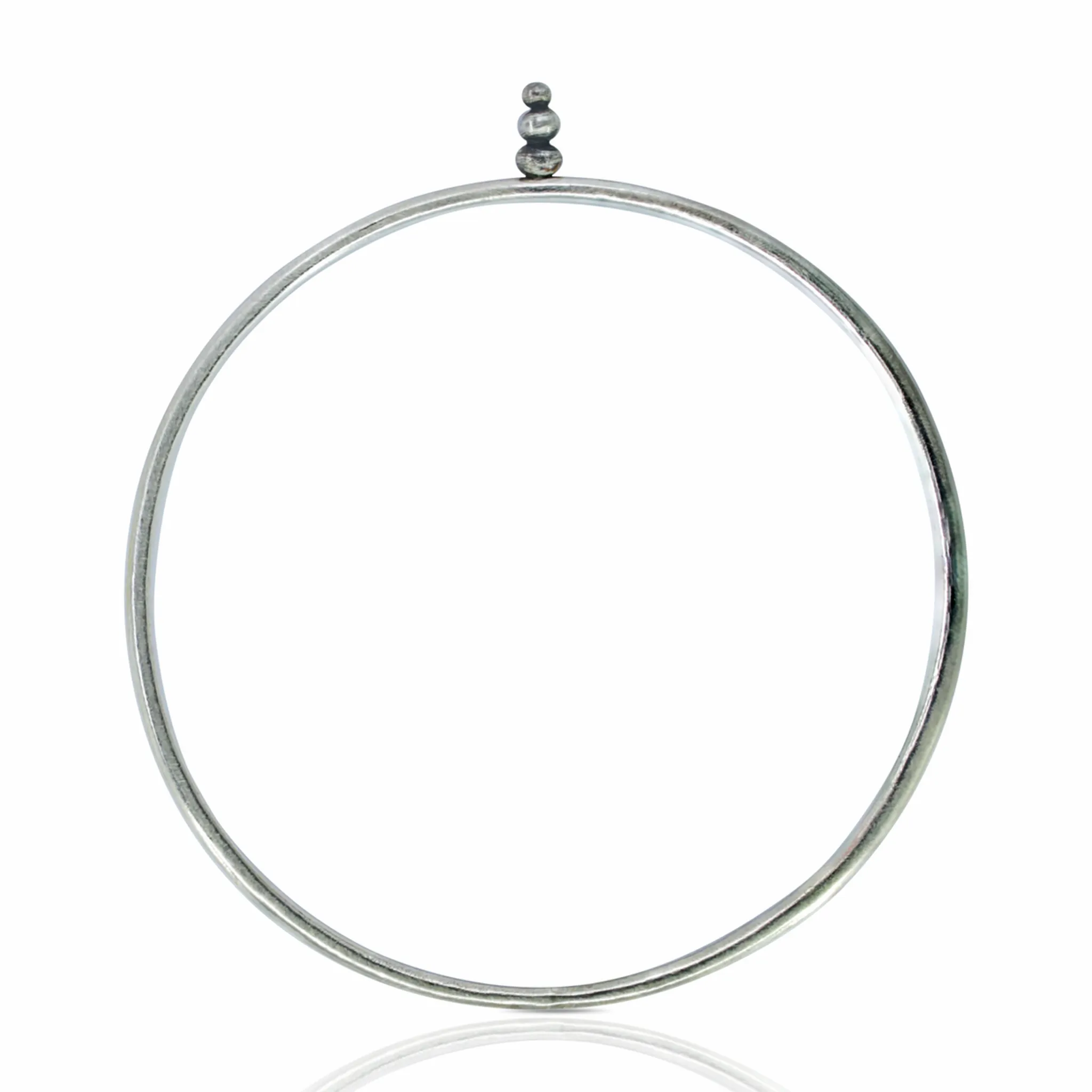Silver Zen Bangle