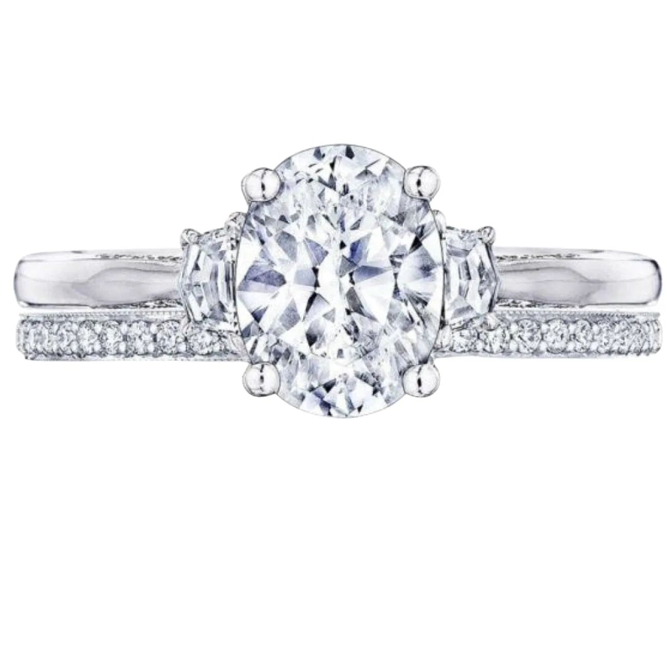 Simply Tacori 18K White Gold Ring