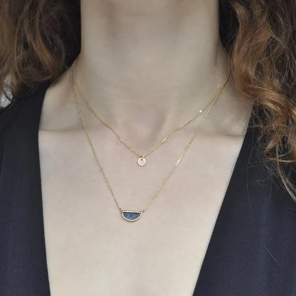Single Disc Necklace