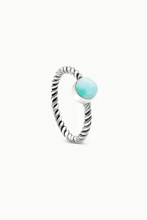Sivalya Larimar Solitaire Ring - Bijoux