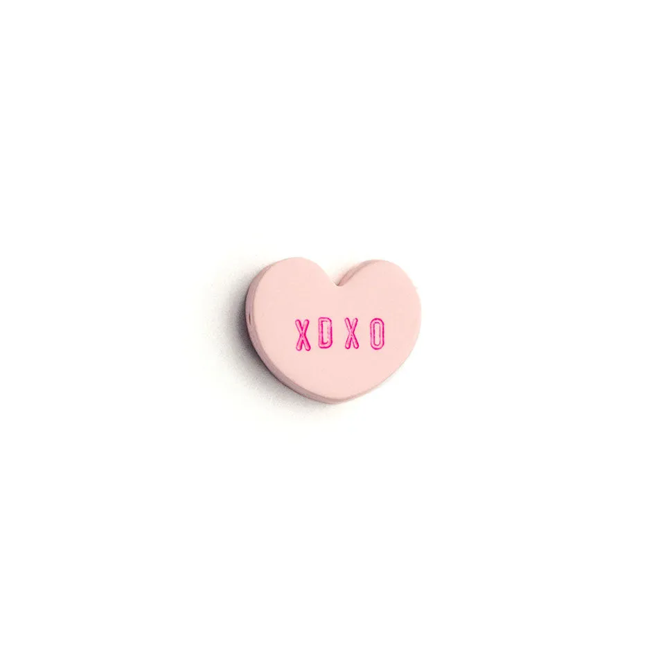 Small Conversation Heart Bead
