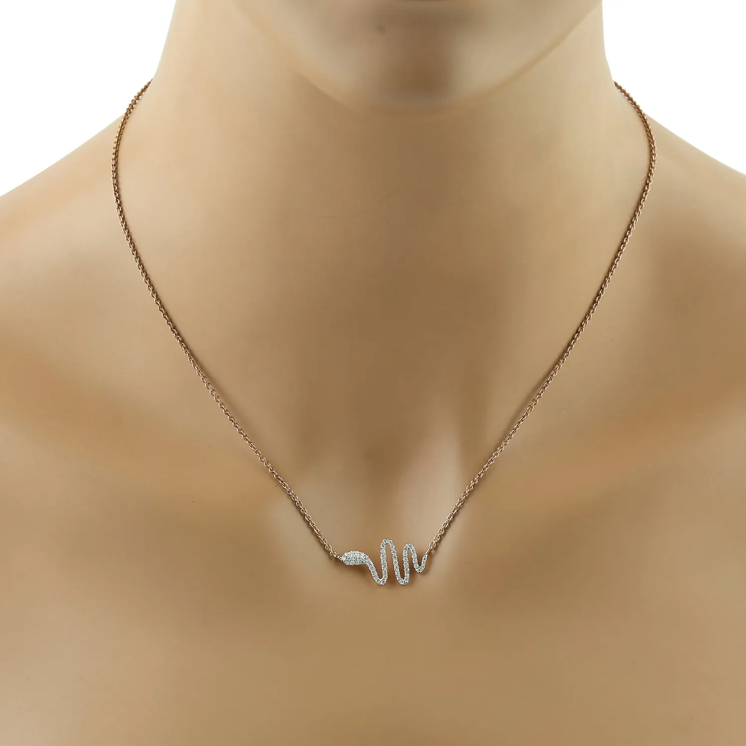 Solid 18k Gold Micro Pave Diamond Halloween Choker Necklace On Sale