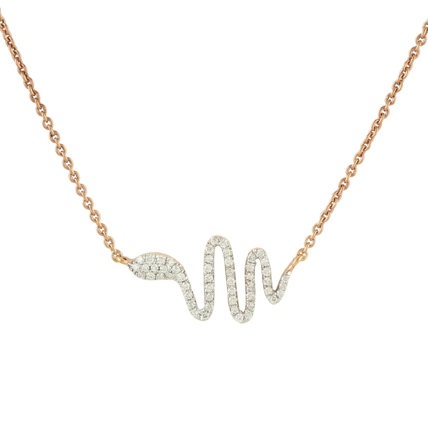 Solid 18k Gold Micro Pave Diamond Halloween Choker Necklace On Sale