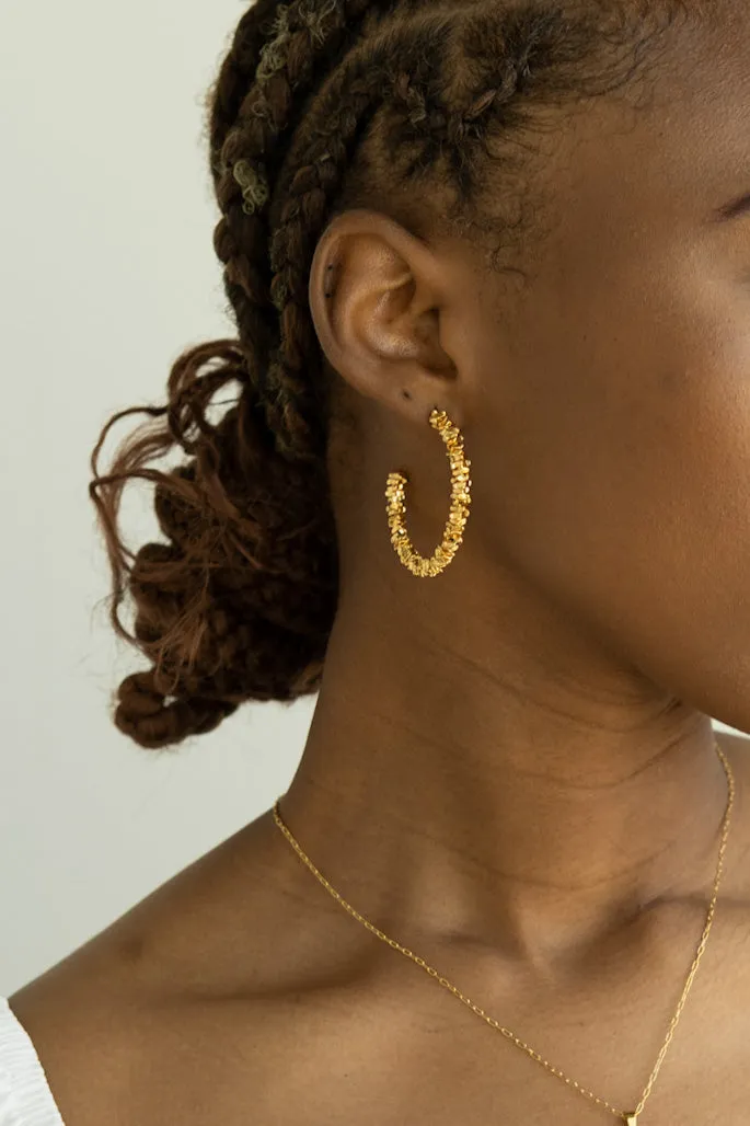 Sparkle Hoop Earrings