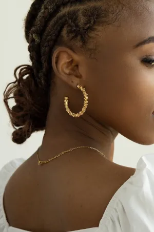 Sparkle Hoop Earrings