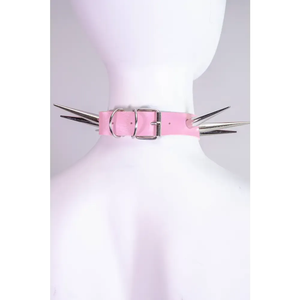Spiky Princess Choker Necklace with Adjustable Straps