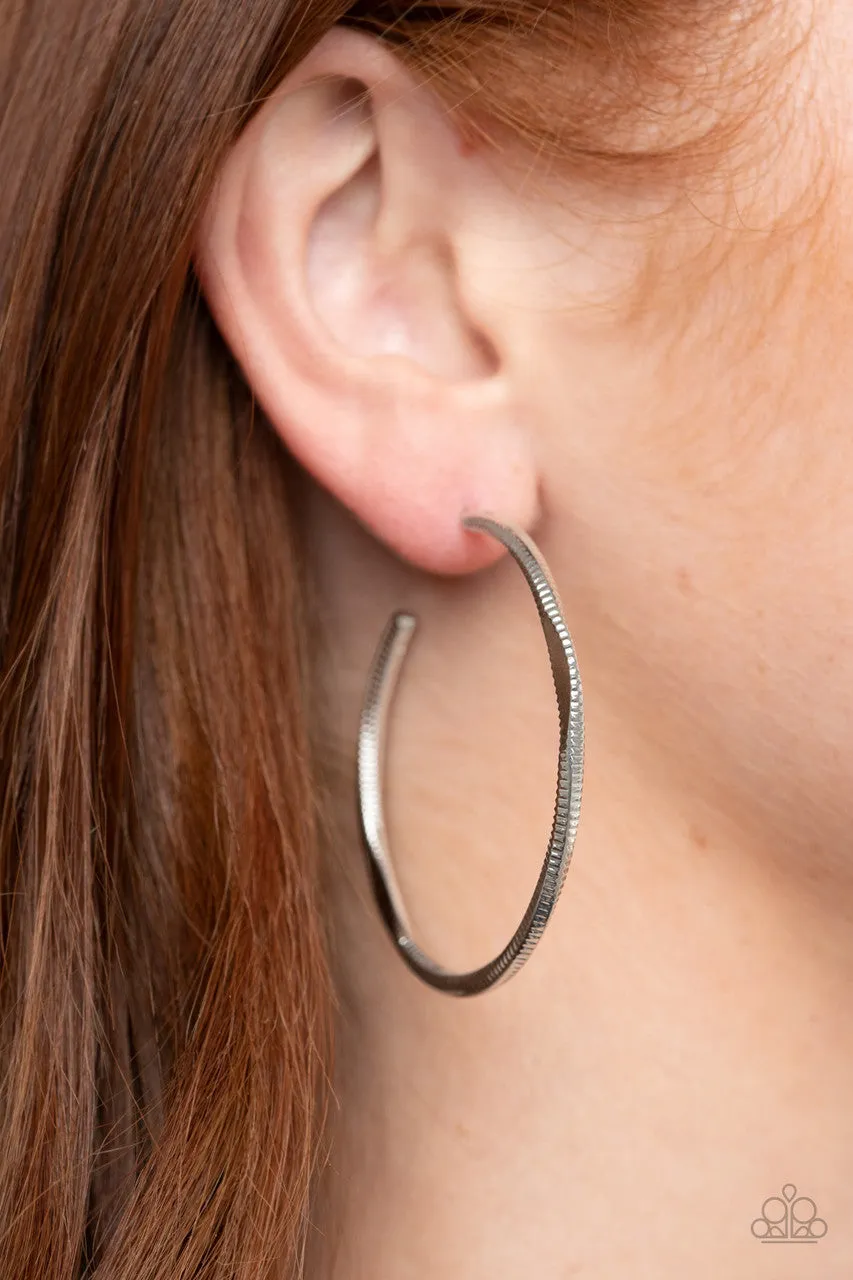 Spitfire Silver Paparazzi Earrings