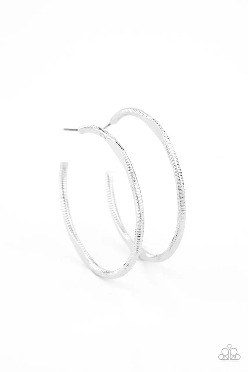 Spitfire Silver Paparazzi Earrings