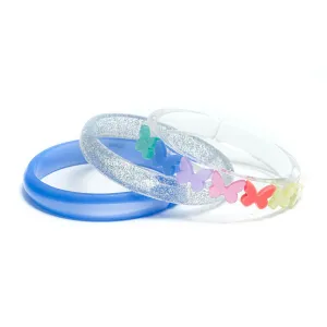 Spring Butterflies Bangle Bracelets