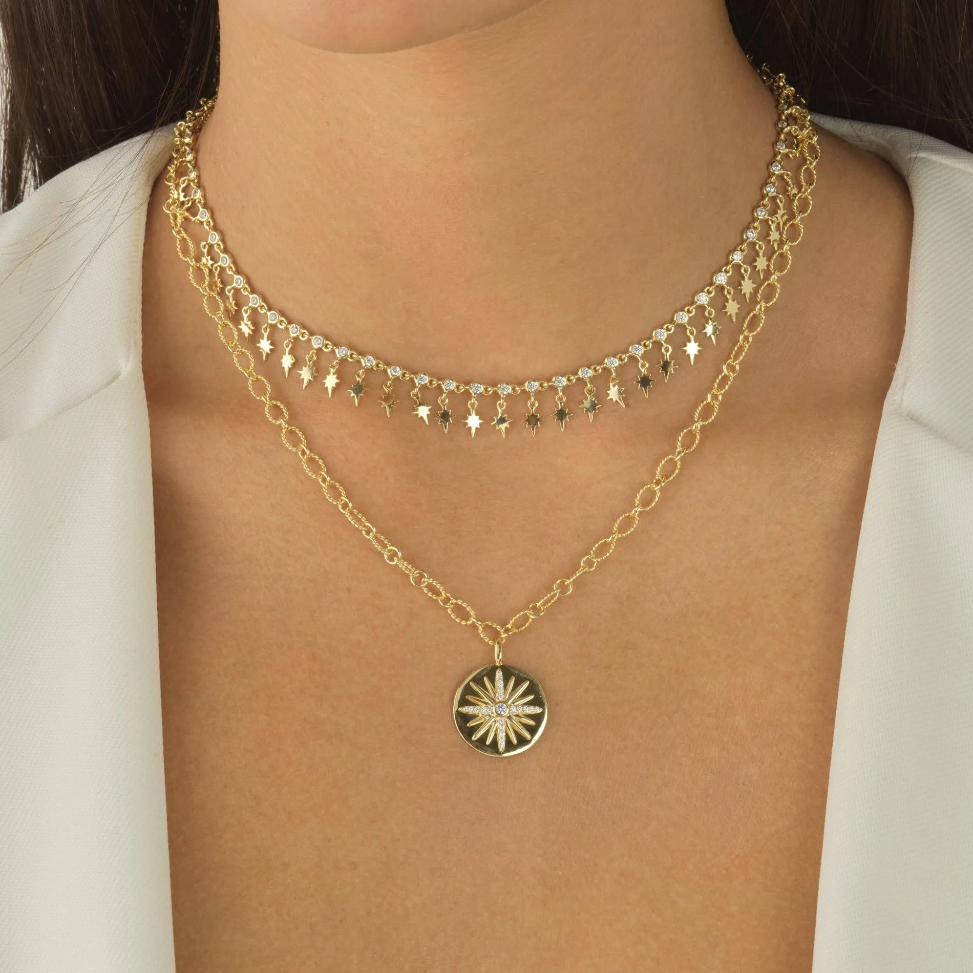 Starburst Bezel Choker