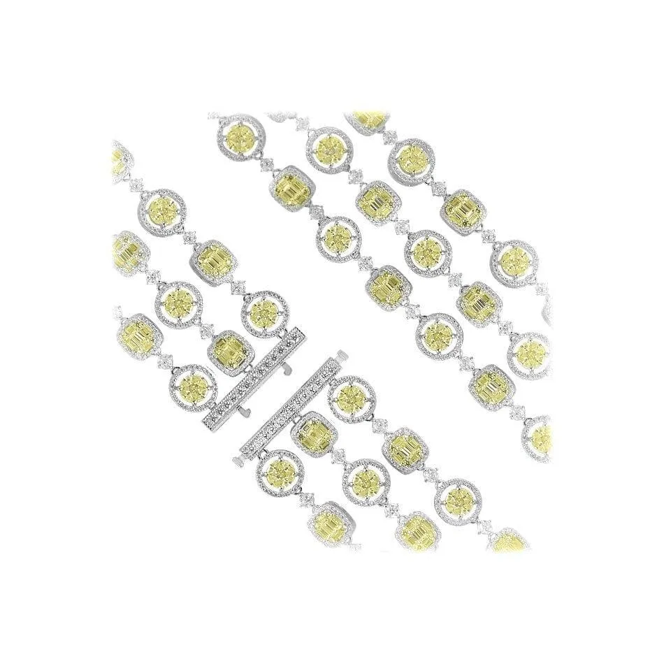 Stefania Silver Bracelet/Choker