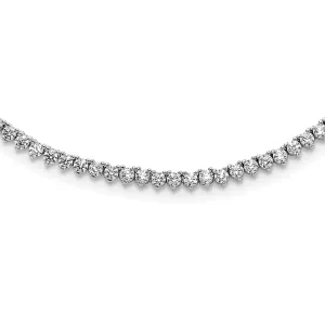 Sterling Silver CZ 24 inch Necklace
