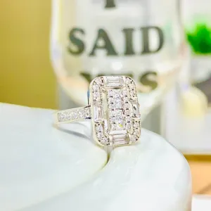 Sterling Silver Engagement Rings