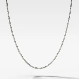 Straight Line Diamond Tennis Necklace 18in (6CTW-15CTW)