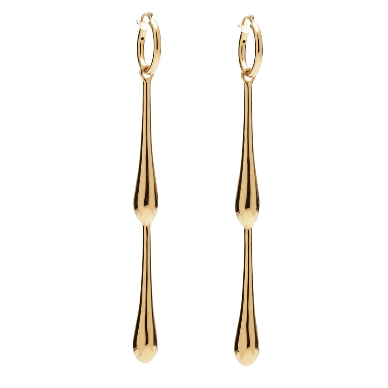 Stream Earrings in Gold