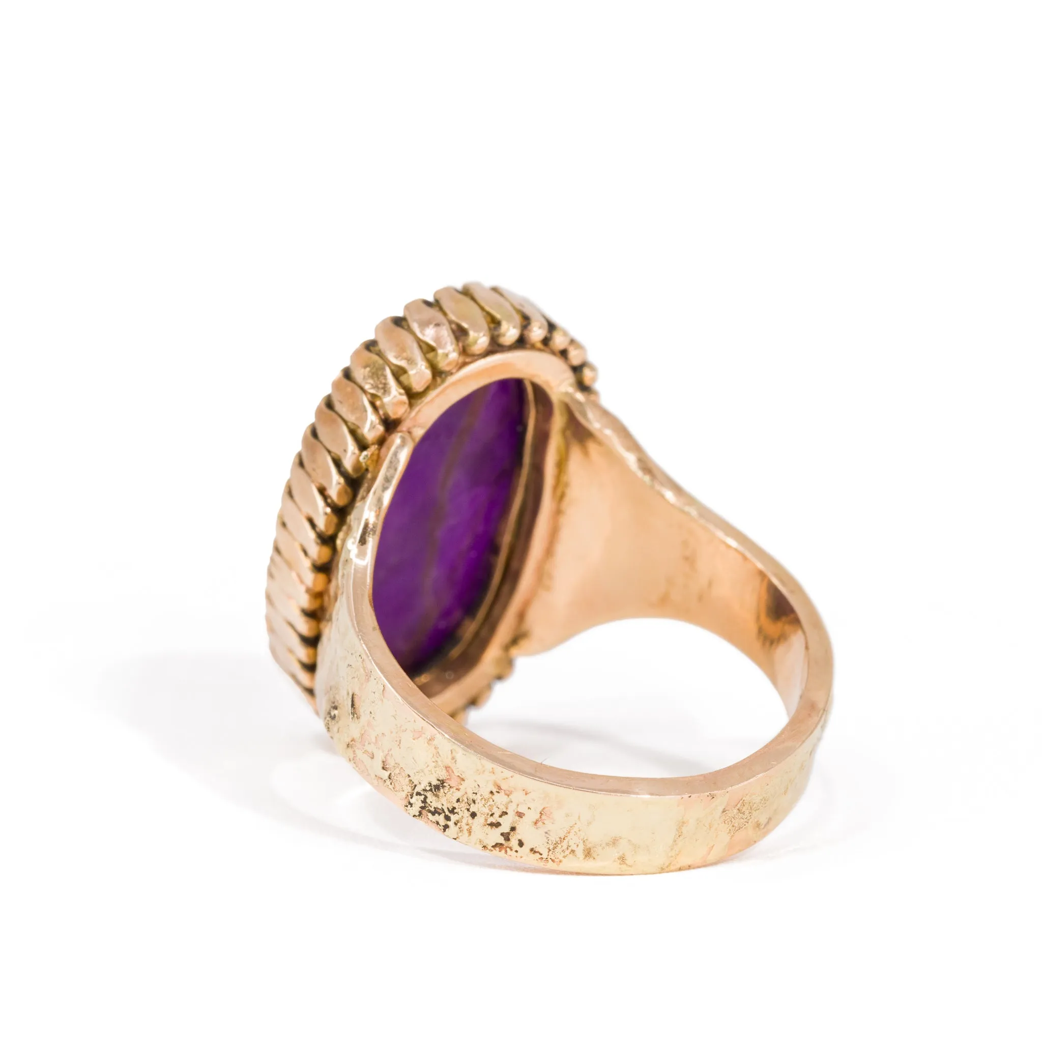 Sugilite 4.4 Carat 14k Handcrafted Gemstone Ring
