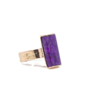 Sugilite 7.33 Carat 14k Handcrafted Gemstone Ring