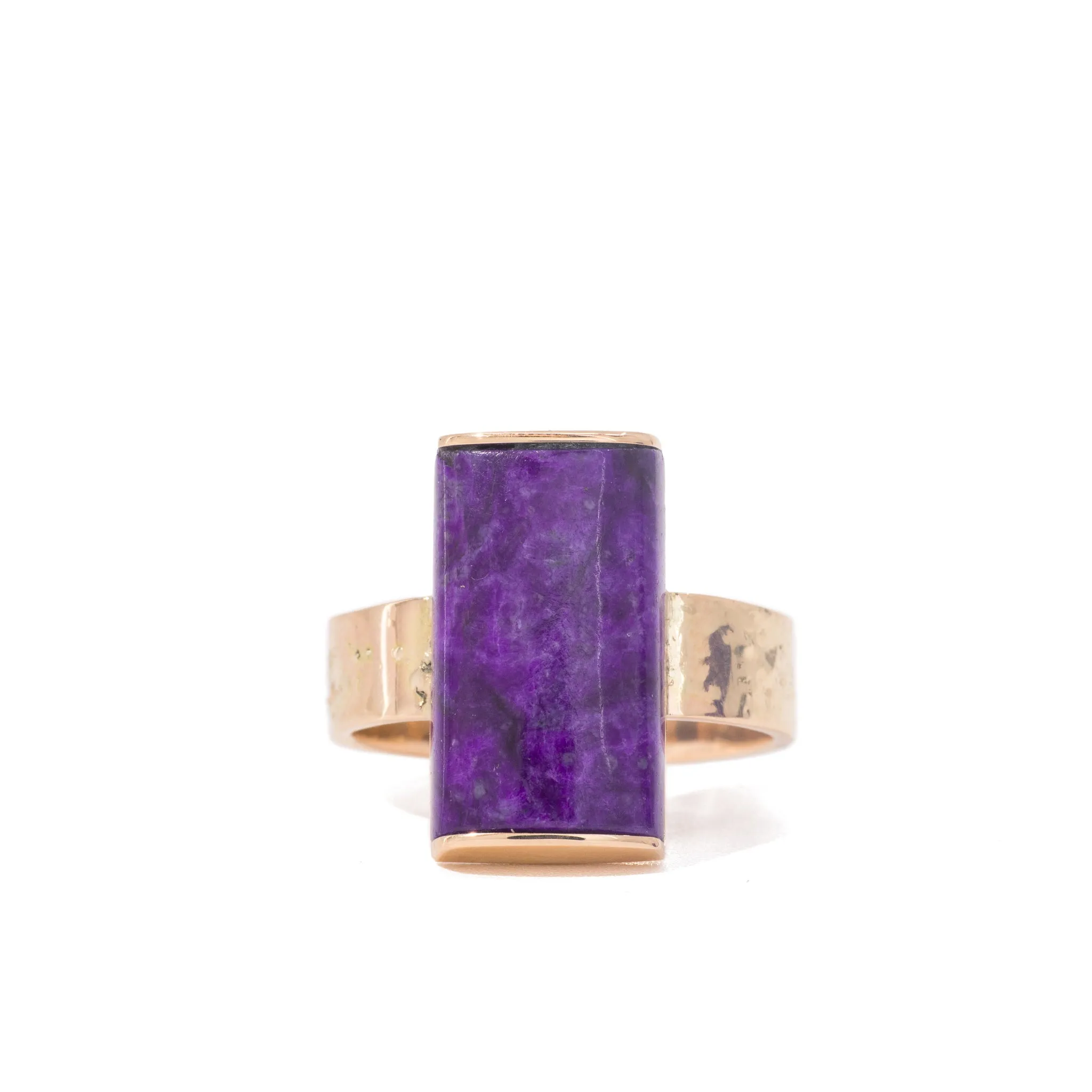 Sugilite 7.33 Carat 14k Handcrafted Gemstone Ring