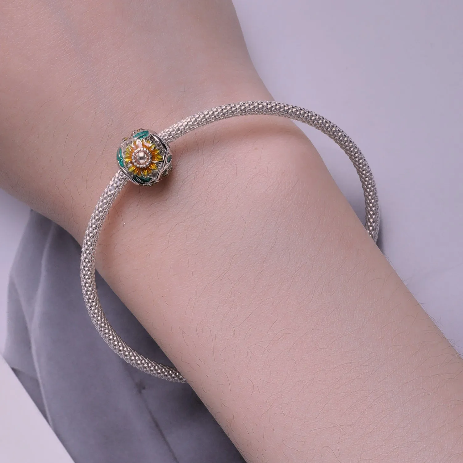 Sunflower Bead Charm