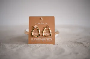 Sunrise Waterproof Stainless Steel Hoop Earrings