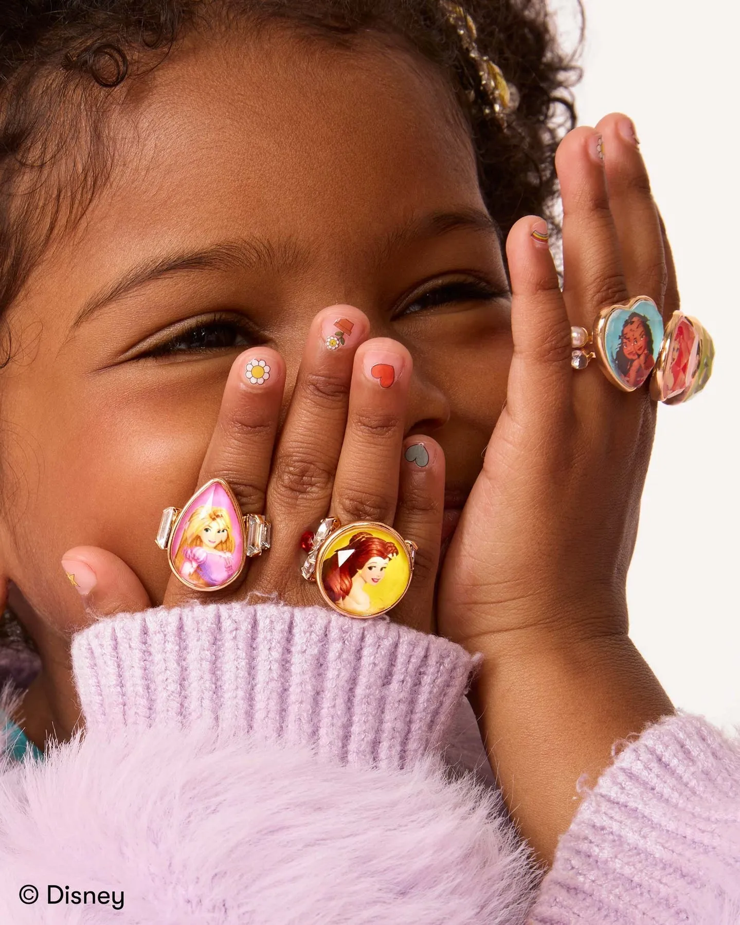 Super Smalls Disney Princess 5-Piece Ring Set