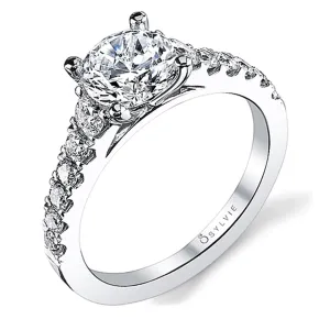 Sylvie Graduated Diamond engagement Ring