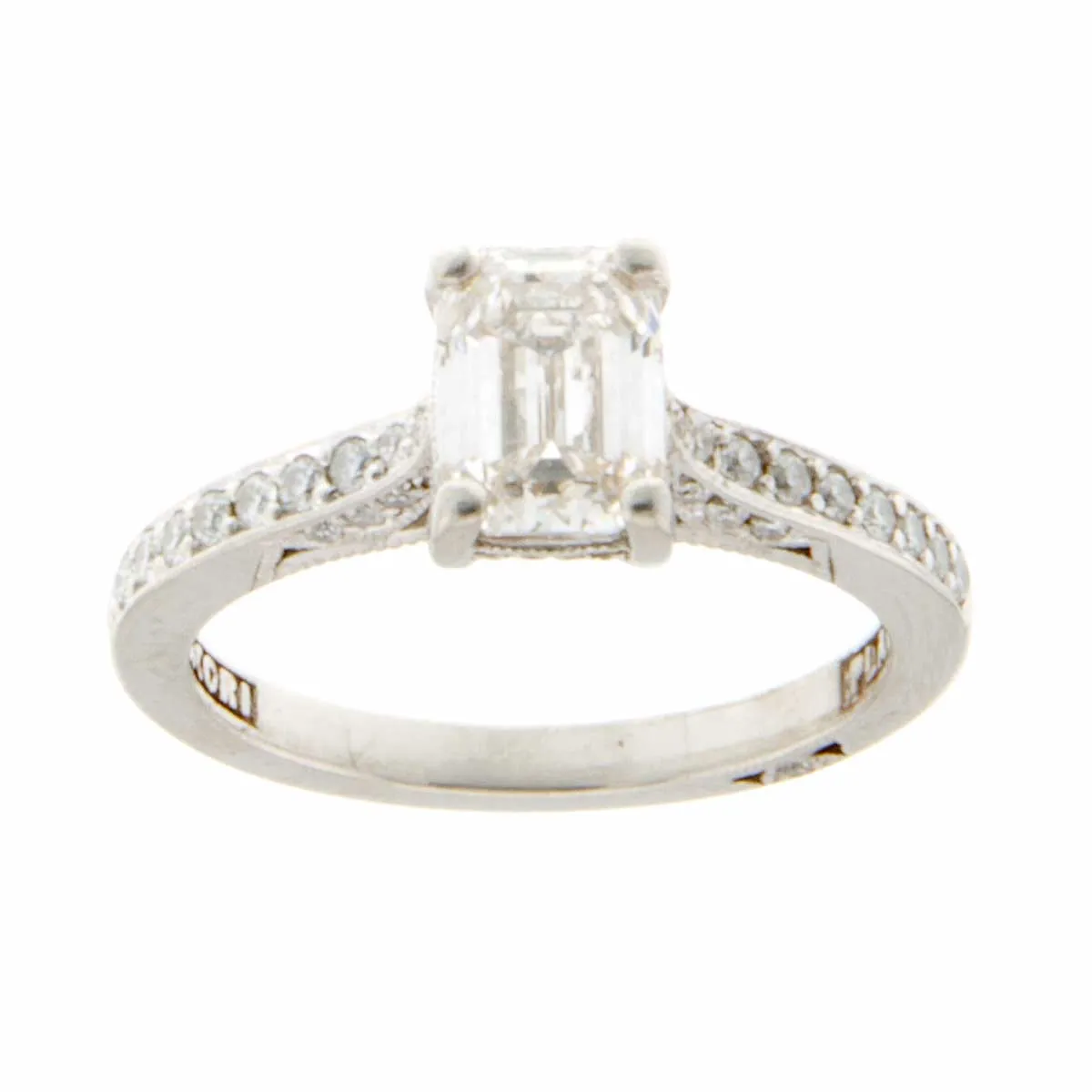 Tacori Platinum 1.28ct Diamond Engagement Ring