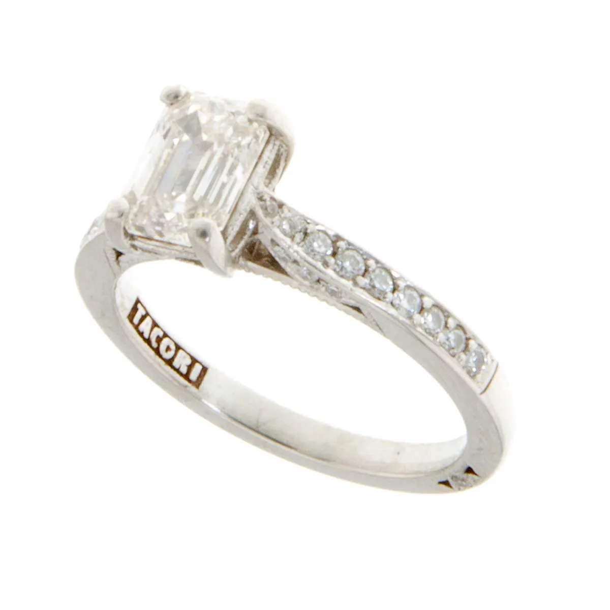 Tacori Platinum 1.28ct Diamond Engagement Ring
