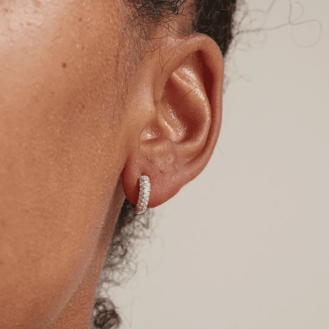 THE AURORA HOOP S - sterling silver