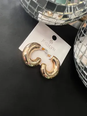 The Balloon Puff Hoop Earrings