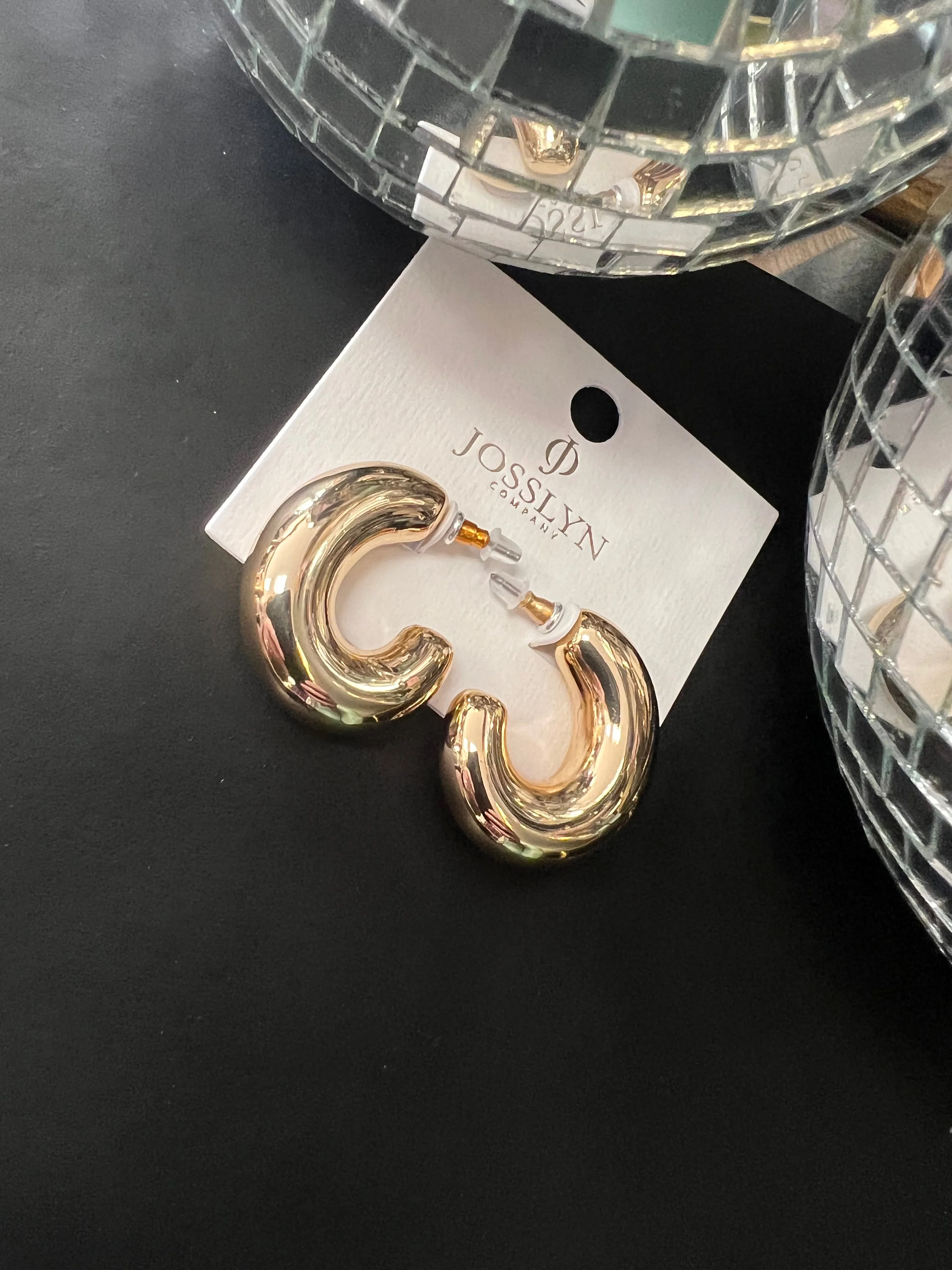 The Balloon Puff Hoop Earrings