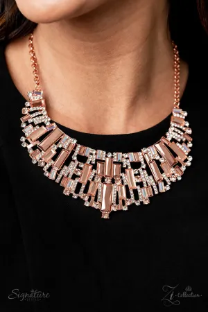 The Deborah - 2022 Zi Collection -  Iridescent Gem Copper Statement Paparazzi Necklace