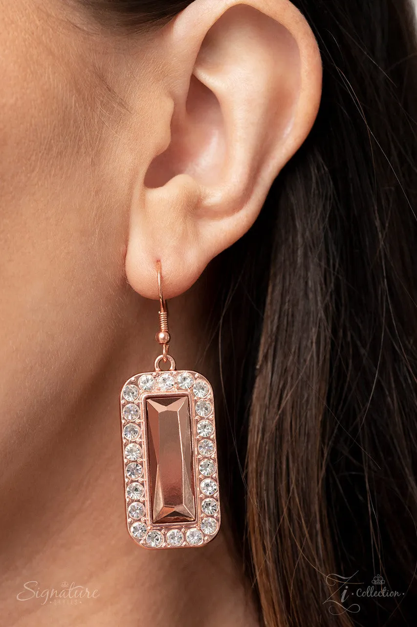 The Deborah - 2022 Zi Collection -  Iridescent Gem Copper Statement Paparazzi Necklace
