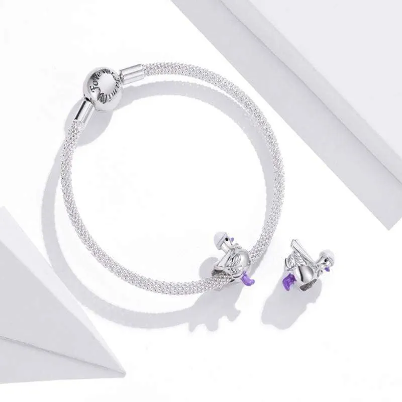 The Silver Goose Charm