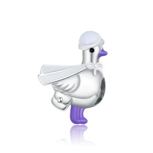 The Silver Goose Charm