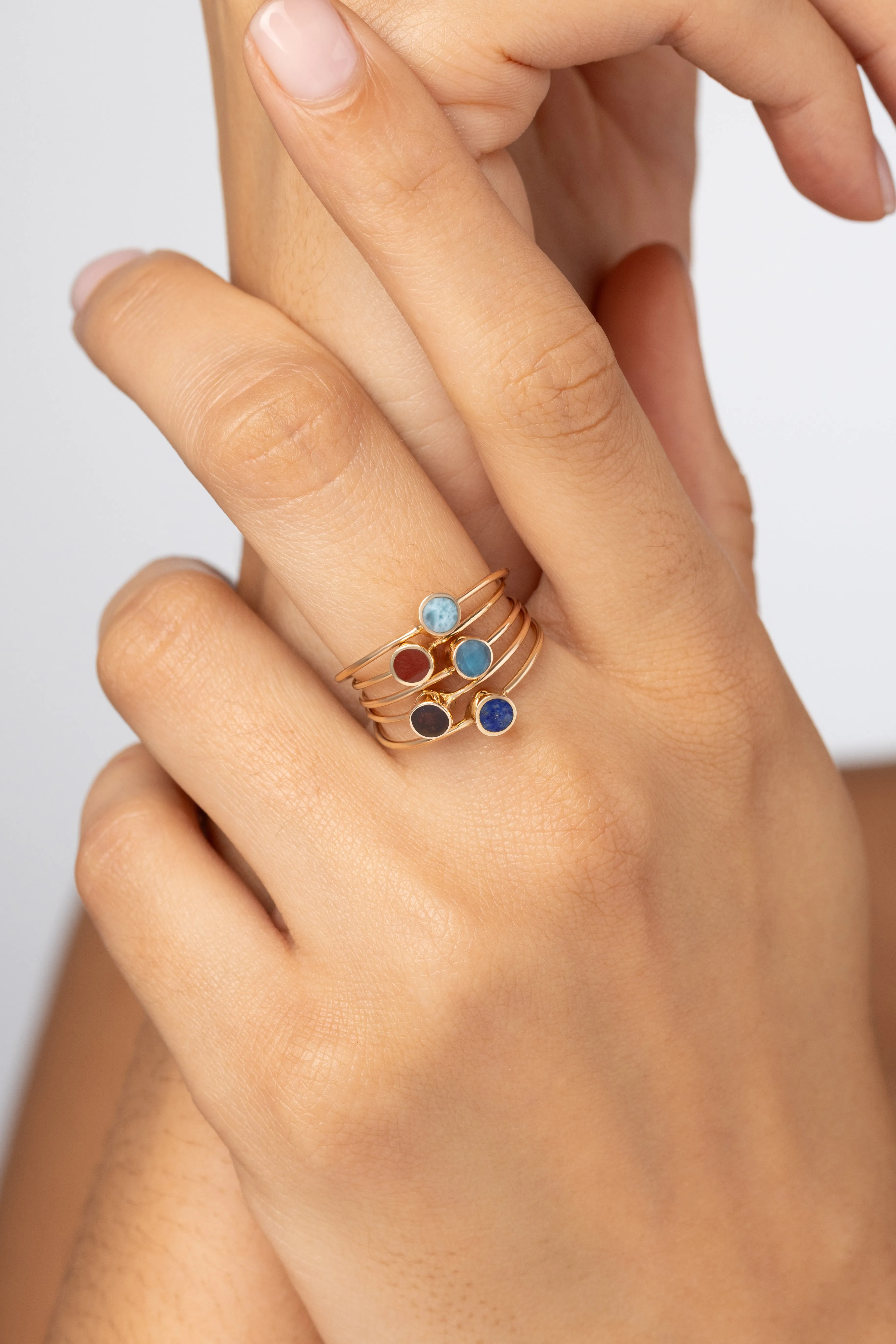 Thin Pill 14K Gold