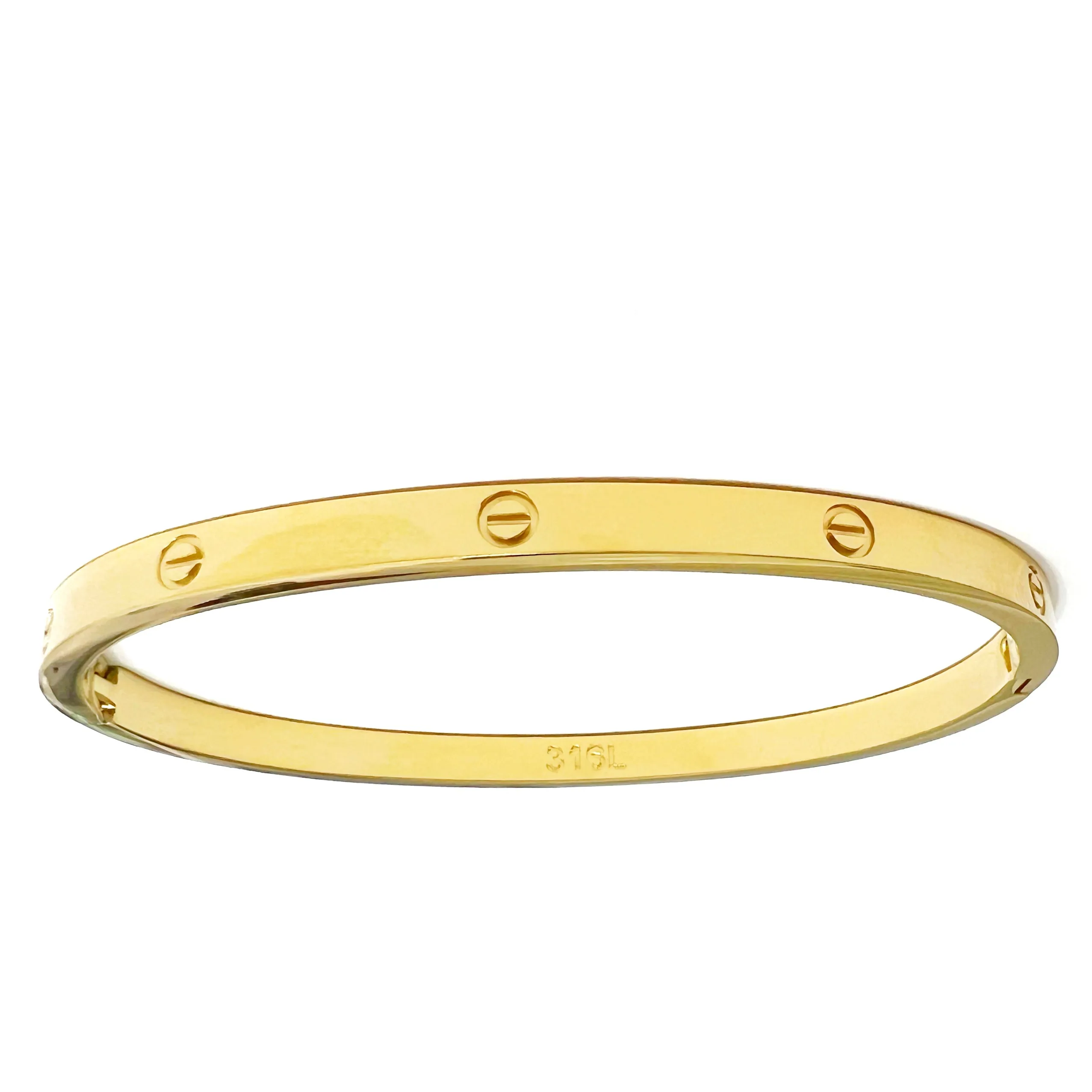Thin Screw Bangle
