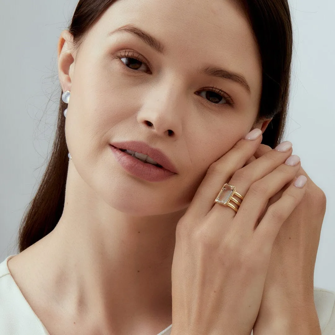 Three Band Geometrix Ring
