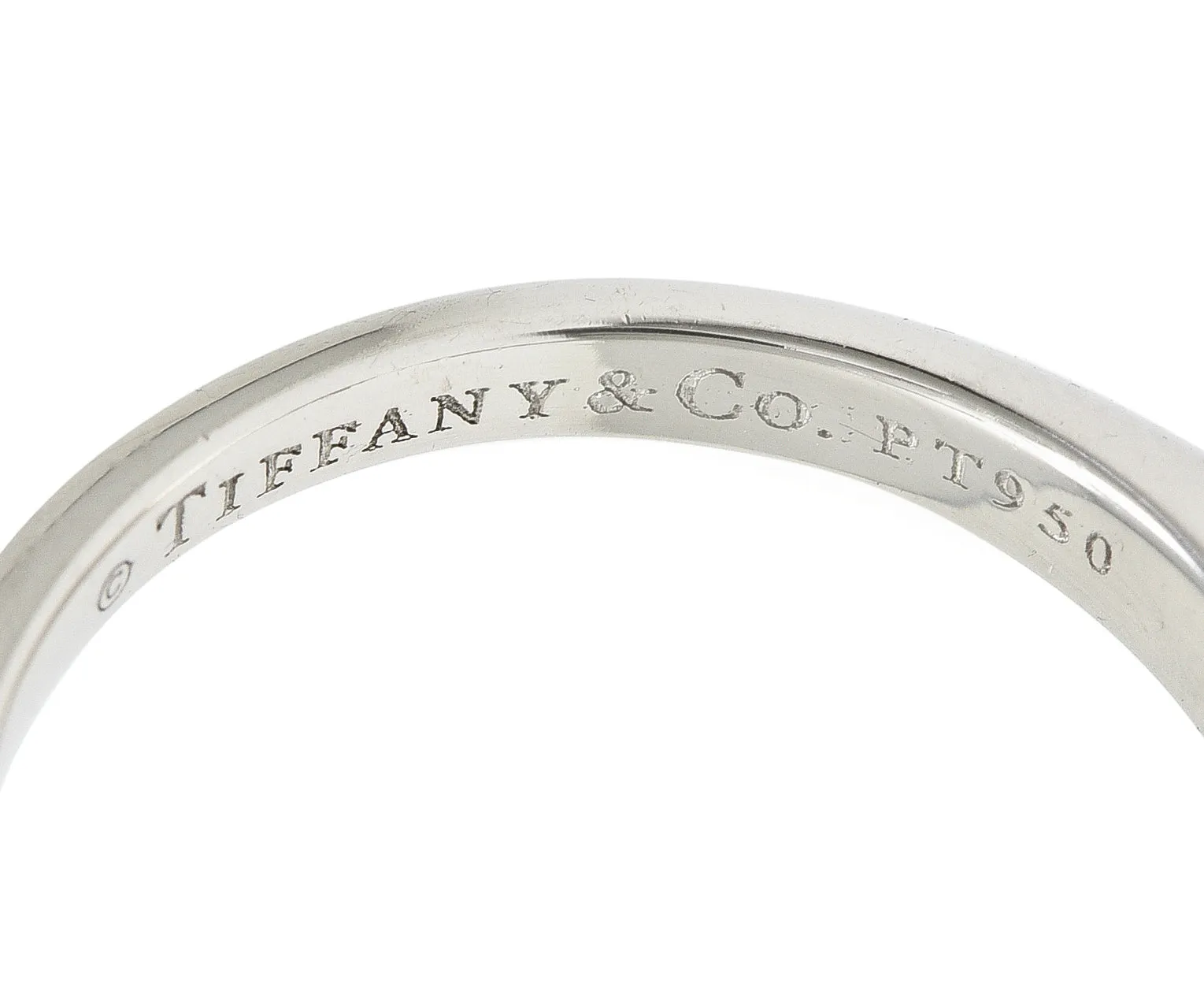 Tiffany & Co. Contemporary  0.90 CTW Diamond Platinum Engagement Ring GIA